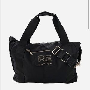 P.E Nation Black Duffel Bag